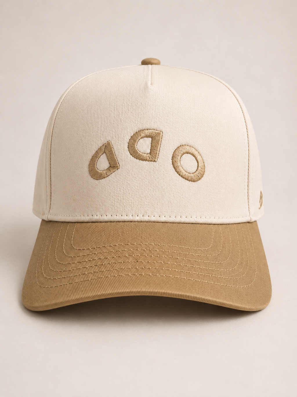 ODD Signature Snapback – Cream/Tan