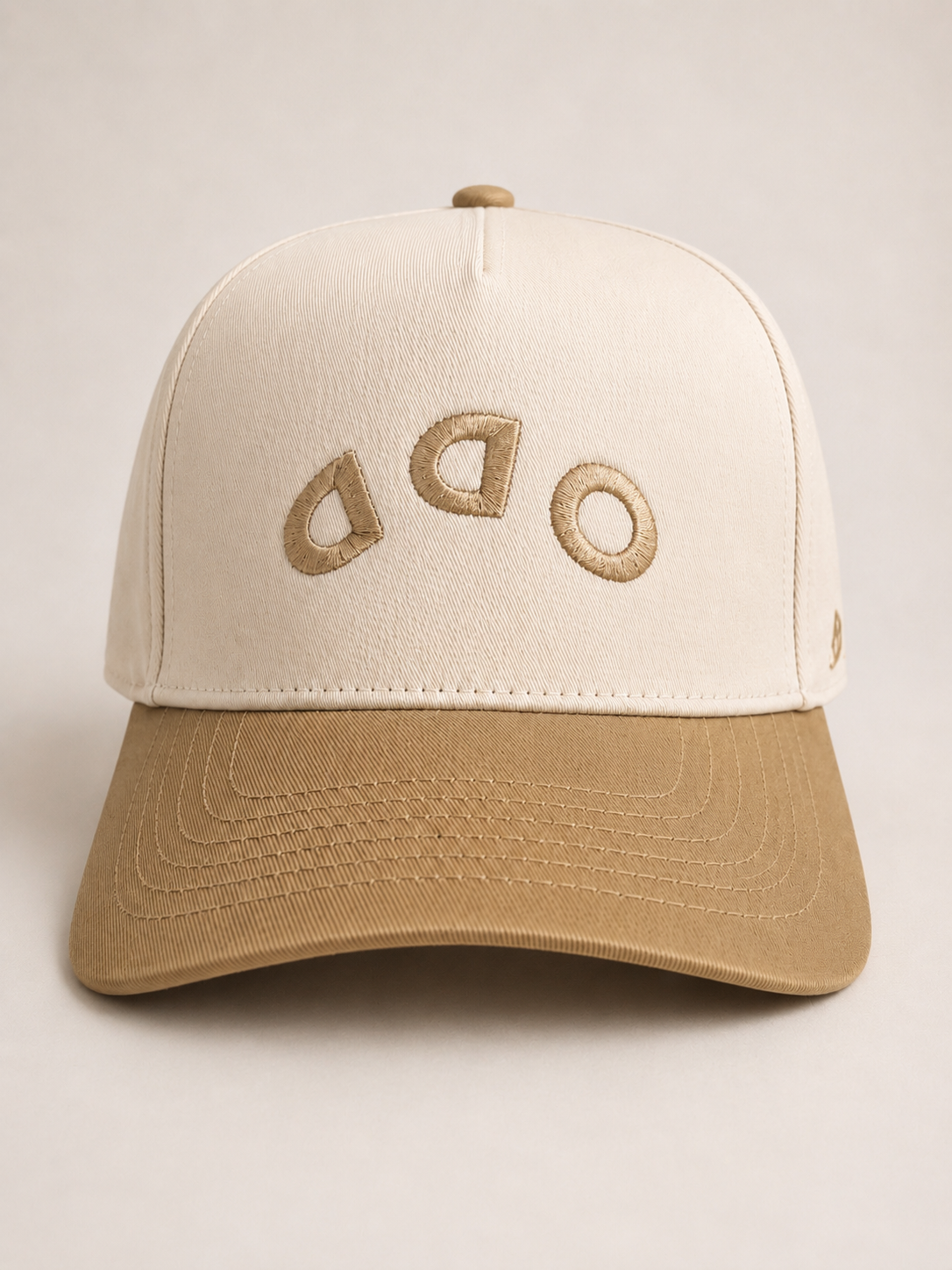ODD Signature Snapback – Cream/Tan